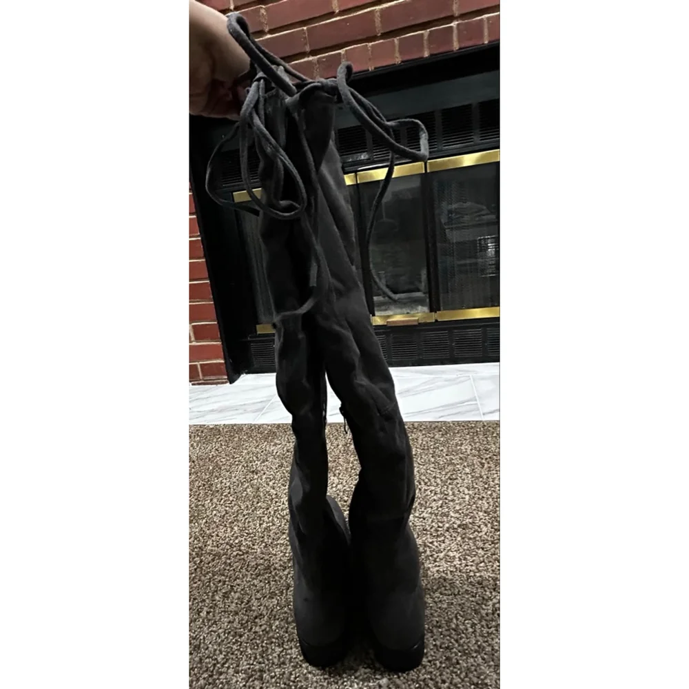 New without box Journee Collection Maya Over The Knee Block Heel Dress boot 8.5